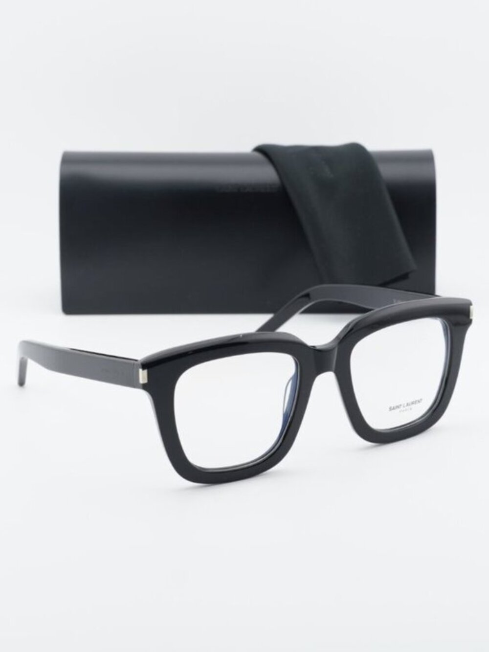Saint Laurent SL465 OPT 001 Square Eyeglasses 51mm – Black